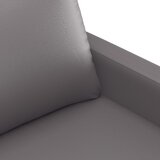  Dvosjed od tkanine siva 140 cm od umjetne kože | shoptok.hr