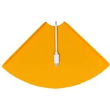  Lebdeća polica s policom s pohranom 4 pcs Žuta 18 x 18 x 2 cm - žuta boja senfa 18 cm 4 | shoptok.hr
