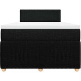  Krevet s oprugama i madracem crni 120 x 200cm od tkanine | shoptok.hr