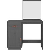  Toaletni stolić sivi 95 x 50 x 134 cm od masivne borovine | Eponuda.ba