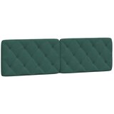 vidaXL Vzglavna stranica temno zelena 180 cm žamet, (21081922) | Shoptok.si