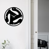 Wallity Zidni sat Metal Wall Clock 5, 48x48 cm Cene
