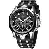 LIGE Ura TE-14649 - Črna / Srebrna | Shoptok.si