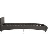  Za krevet od umjetne kože s LED svjetlom sivi 90 x 200 cm | shoptok.hr