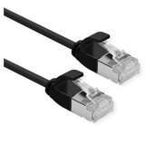 Secomp Roline U/FTP Data Center PatchCord 6A Slim LSOH crni 0.15m ( 5358 ) | Eponuda.com