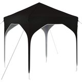  Rastezljivi šator za zabave 194 x 194 x 245 cm Crna | shoptok.hr