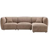 House Nordic Bež kutna garnitura od šenila (s desnim kutom/s ležaljkom) Noor – | shoptok.hr