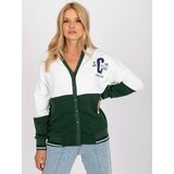 FANCY Sweatshirt-FA-BL-7621.65P-white-green | Shoptok.si