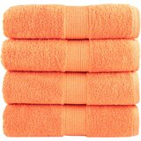 Premium ručnici za pranje SOLUND 4 kom. narančaste 30x30 cm 600 g/m² | Shoptok.si