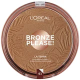 L'oréal Pudri & podlage Puderfoundation Bronze Please La Terra - 03 Meduim Cara