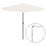  Senčnik z aluminijastim drogom 300x155 cm peščen, (20610736) | Shoptok.si