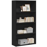 vidaXL Regal za knjige crni 80x30x152 cm konstruirano drvo | shoptok.hr