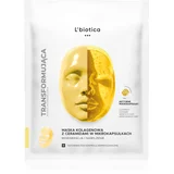 Transforming Collagen Mask with Ceramides in Microcapsules kolagenska maska za obnovitev in hranjenje kože obraza 1 kos
