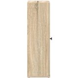 vidaXL Kopalniška omarica z držalom za zvitke sonoma 20,5x22x72 cm | Shoptok.si