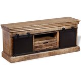 Maison Chic TV omarica - TV stojalo - Televizijska omarica z 2 Drsnimi Vrati Masiven Les Manga 110x30x45 cm, (21698721) Cene