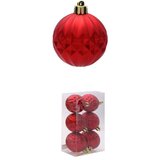 Molarem Home Set od 6 kuglica za božićno drvce – 6 cm, crvena | shoptok.hr