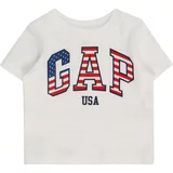 GAP Majica 'USA' mornarska / rdeča / črna / bela