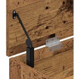  Klupa za cipele boja staro drvo 102x30,5x45cm konstruirano drvo | shoptok.hr