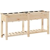  Vrtna saksija Bež 161,5 x 45 x 76,5 cm Čvrsto drvo jele | shoptok.hr