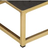 vidaXL Ladičar crno-zlatni 45 x 30 x 105 cm od masivnog drva manga | shoptok.hr