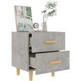  Noćni ormarići 2 kom siva boja betona 40 x 35 x 47,5 cm | shoptok.hr
