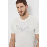 Salewa Športna kratka majica Pure Eagle Frame Dry bela barva
