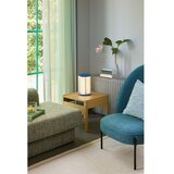 Hübsch Plava staklena LED stolna lampa s mogućnosti zatamnjivanja (visina 30 cm) Aru – | shoptok.hr