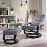 MID.YOU POČIVALNIK S PODNOŽNIKOM, siva, črna les, kovina, tekstil | Shoptok.si