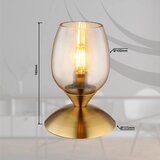 Globo 24007M - Stona lampa na dodir KUWAITA 1xE14/25W/230V mesing | Eponuda.com