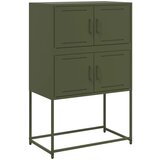 vidaXL Komoda olivno zelena 68,5x38,5x107 cm jeklo, (21274162) Cene