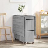  Jedilna miza 2 pcs 140 x 80 x 77 cm Inženirski les Siva Sonoma, (5000268715) | Shoptok.si