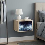 Wall-mounted noćni ormarić RAALTE Hrast sonoma 36 x 33 x 25 cm | shoptok.hr