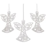  Set Ukrasa za Božićno Drvce - Anđeli 10 cm, 3 komada | shoptok.hr