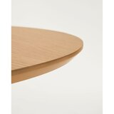 Kave Home Okrugli proširiv blagovaonski stol u dekoru hrasta u prirodnoj boji ø 90 cm Oqui – | shoptok.hr