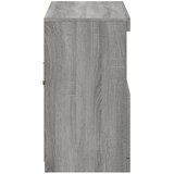  Komoda s LED svjetlima boja sivog hrasta 81x37x67 cm | shoptok.hr
