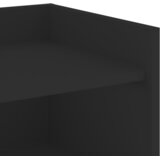  Komoda crna 73,5x35x75 cm od konstruiranog drva | Eponuda.com