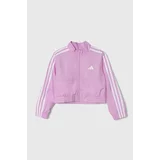 Adidas Otroška jakna roza barva