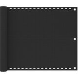 Balkonski zastor antracit 75 x 300 cm HDPE | shoptok.hr