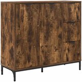  Kreveta Dimljeni hrast 89,5 x 33 x 82 cm Konstruirano drvo | shoptok.hr