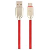  USB 2.0 kabl Premium rubber Type-C USB charging and data cable, 2 m, black, GEMBIRD CC-USB2R-AMCM-2M | Eponuda.ba
