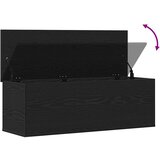  Kutija za spremanje s pohranom Crni hrast 102 x 35 x 35 cm | shoptok.hr