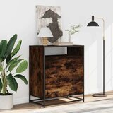 vidaXL Ormar s ladicama dimljeni hrast 70x41x83,5 cm konstruirano drvo | shoptok.hr