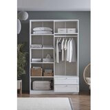 Hanah home Ormar Terra 210, 137 x 210 x 52 cm, Bijeli | Eponuda.ba