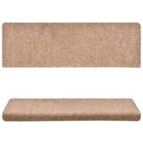  Preproge za stopnice 5 kosov rjave 65x21x4 cm, (21061037) | Shoptok.si