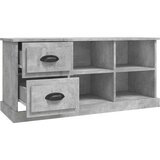 TV ormarić boja betona 102x35,5x47,5 cm konstruirano drvo | shoptok.hr