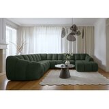 Miuform Temno zelena kotna sedežna garnitura (levi kot/v obliki črke "U") Shell – | Shoptok.si
