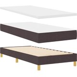  s opruga kutije Tamno smeđa 100 x 200 cm tkanina | shoptok.hr