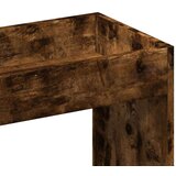vidaXL Visoka omara dimljeni hrast 63x33x100 cm inženirski les | Shoptok.si