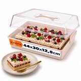KADAX plastična posoda za torte, pecivo, škatla za torte, pravokotna, velika, (5000354958) | Shoptok.si