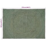  Tepisi za područja Maslinastozelena 120 x 170 cm Juta - Maslinastozelena 120 x 170 cm | shoptok.hr
